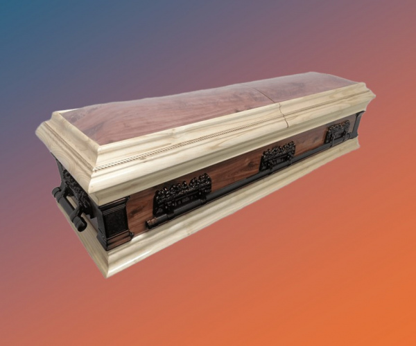 Redwood Pine Dome Casket 